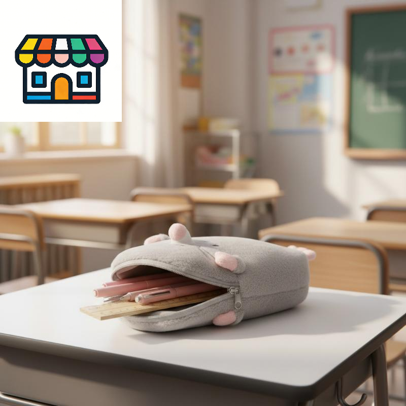 Ideal Stationery & Office Supply - Large Capacity Pencil Case - Cute