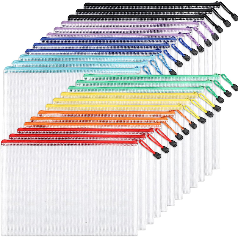 Mesh Zipper Storage Bag Docume - Portfolio Folder Zip recension och pris