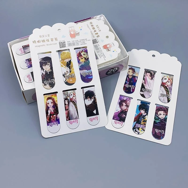 6 Pcs Anime Cute Metal Magneti - Bookmark Magnetic Clip recension och pris