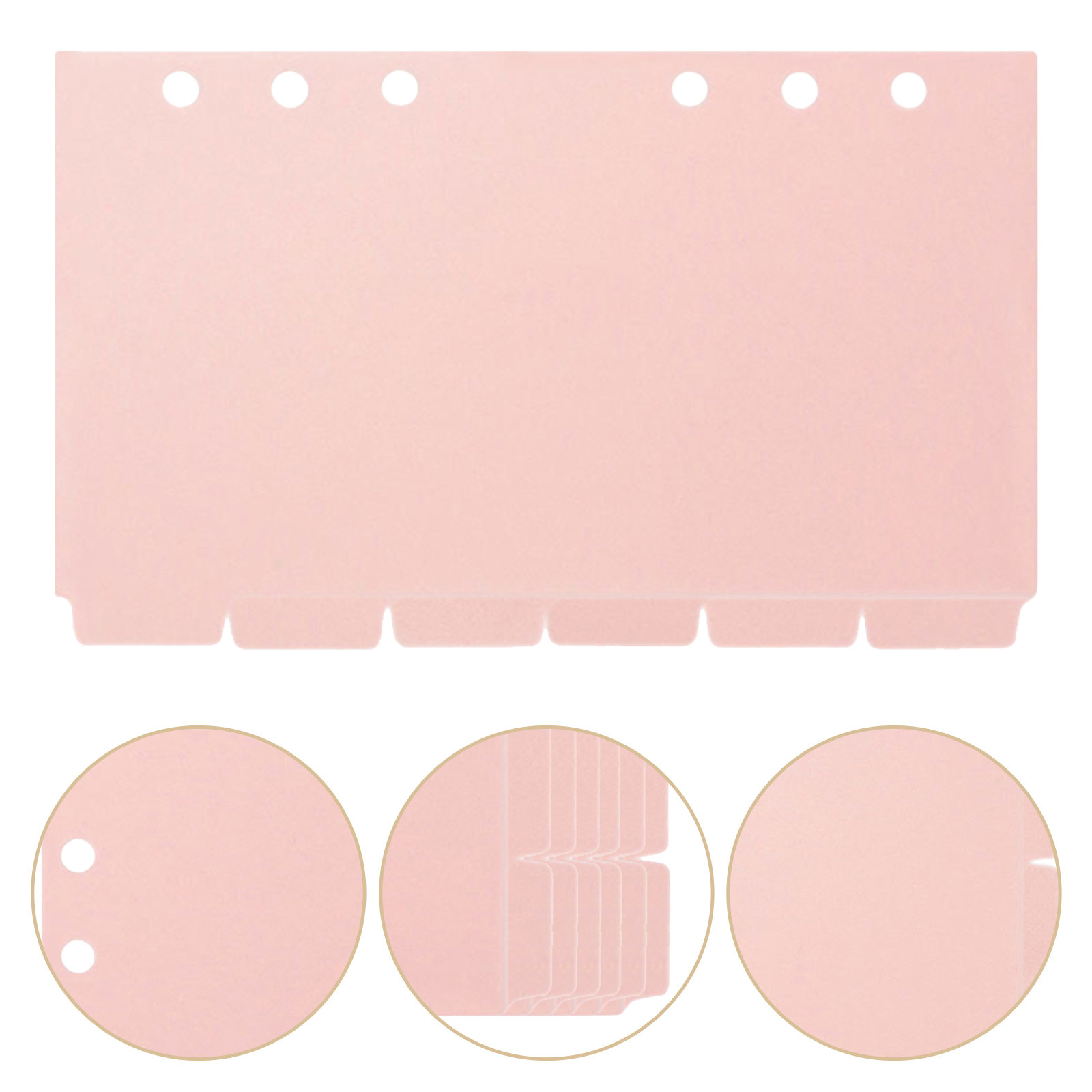 6 Sheets Binder Dividers with  - Index Tab Divider recension och pris