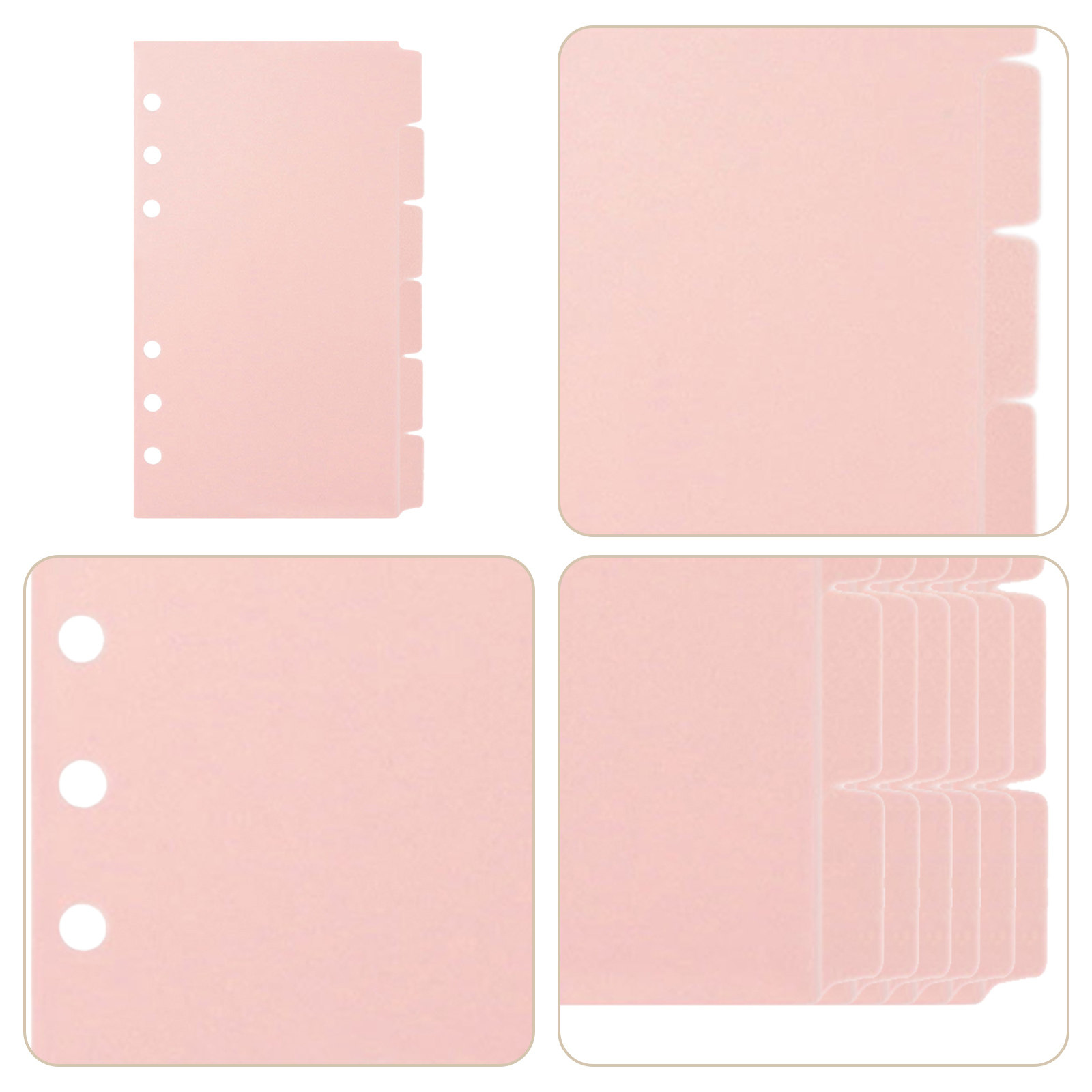 6 Sheets Binder Dividers with  - Index Tab Divider recension och pris