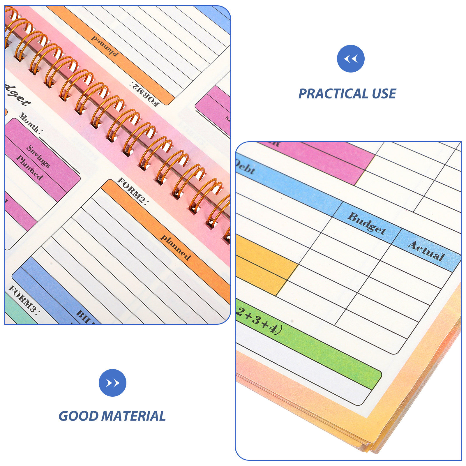 B5 Financial Ledger Book Weekl - Planner Weekly Budget recension och pris