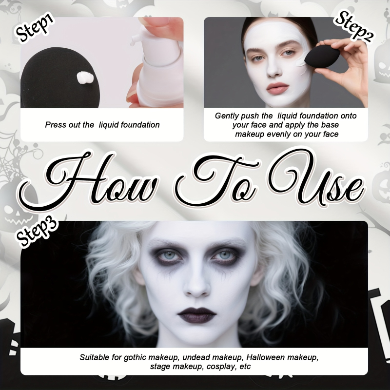 15ml White Foundation for Fest - Correction Fluid White recension och pris