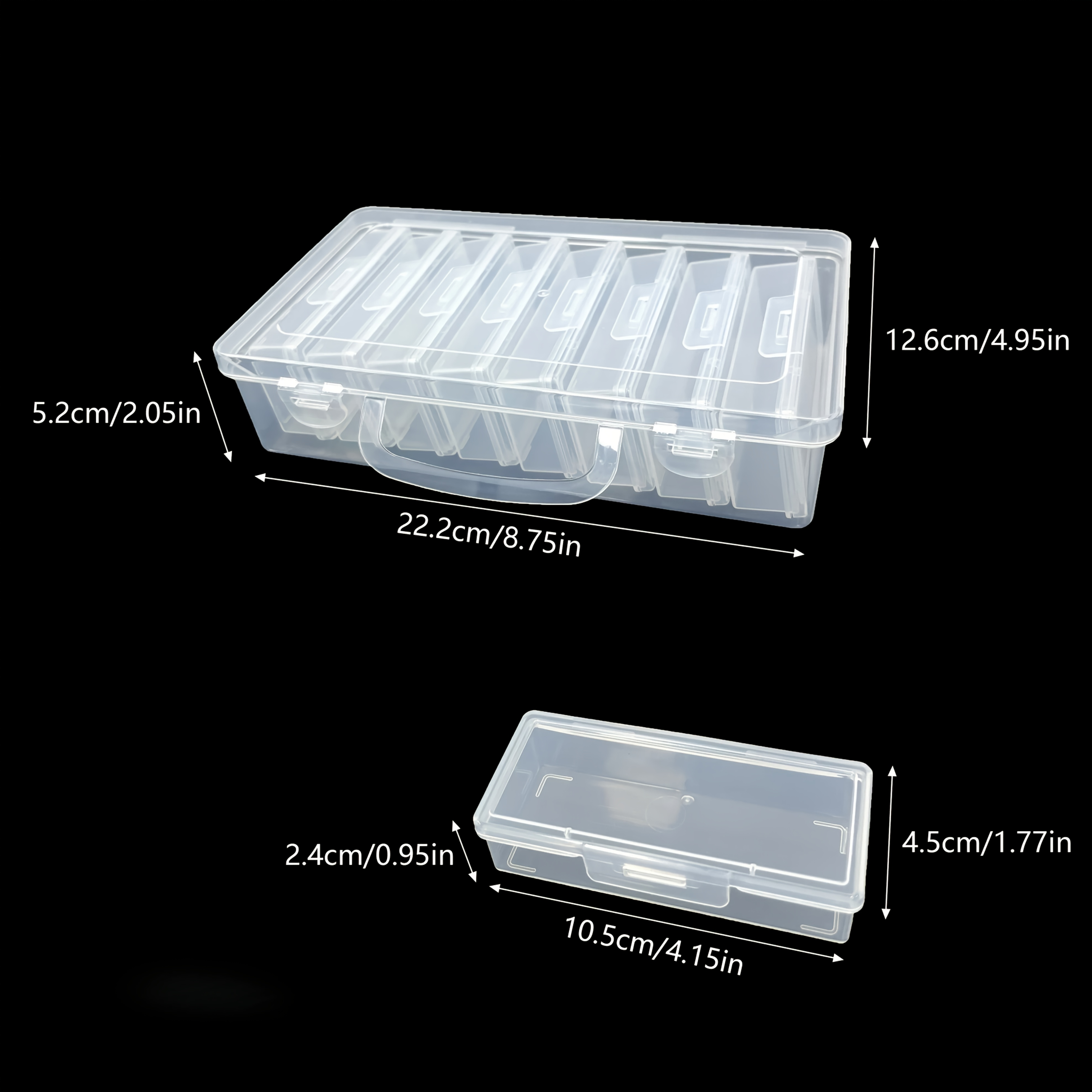 Transparent Plastic Storage Bo - Stationery Office Supply Store recension och pris