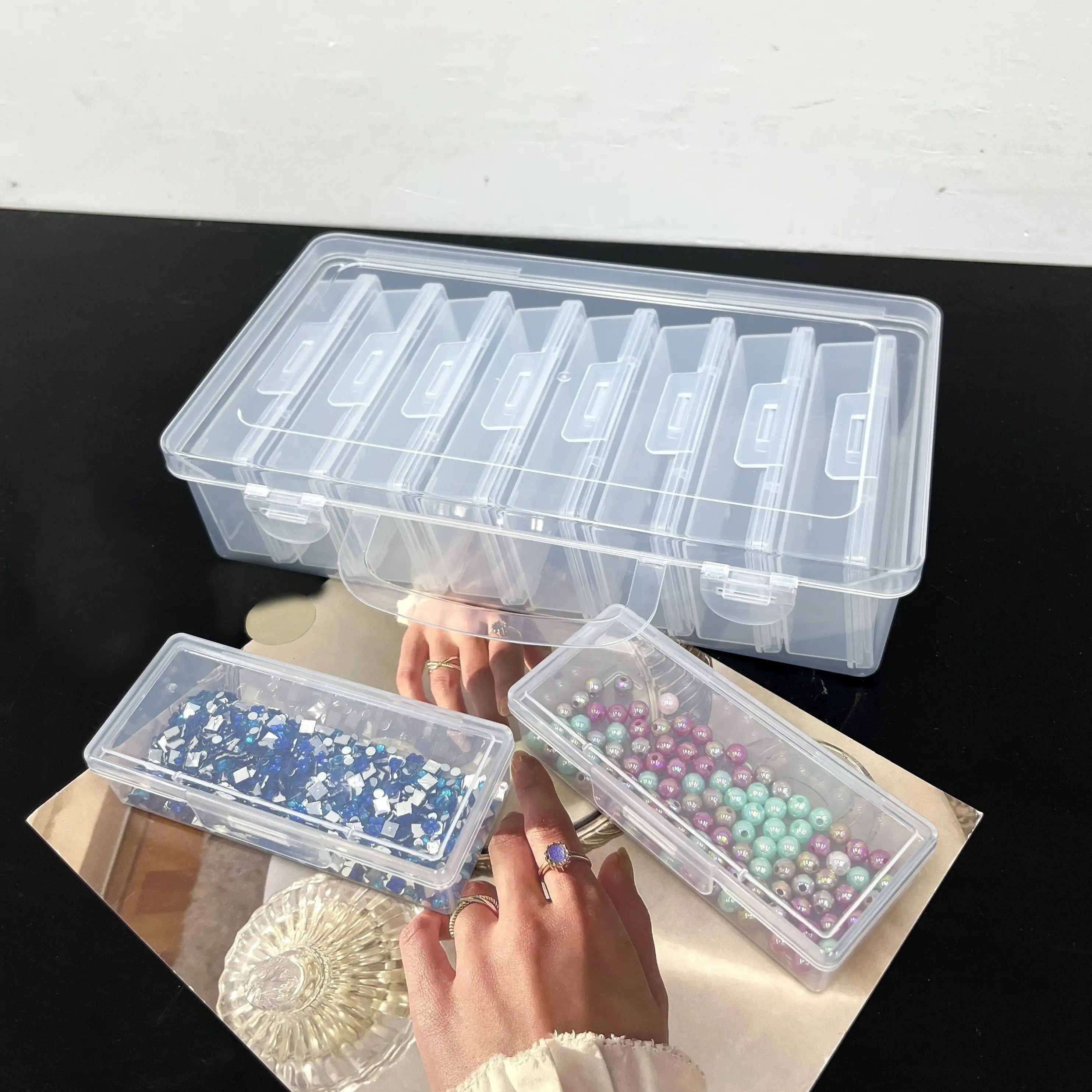 Transparent Plastic Storage Bo - Stationery Office Supply Store recension och pris