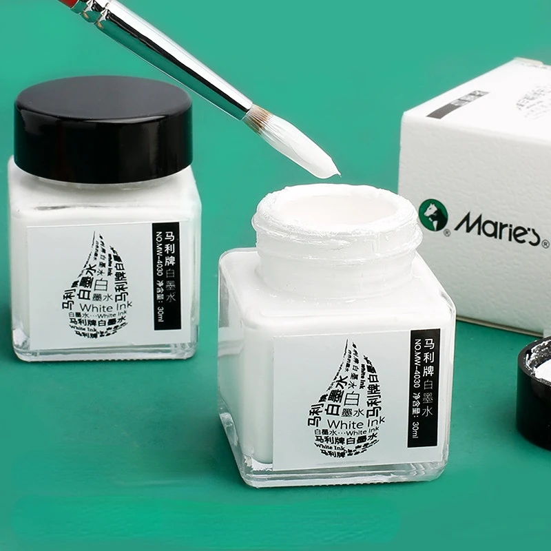 30ML White Ink High-gloss Wate - Correction Fluid White recension och pris