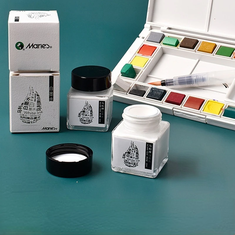 30ML White Ink High-gloss Wate - Correction Fluid White recension och pris