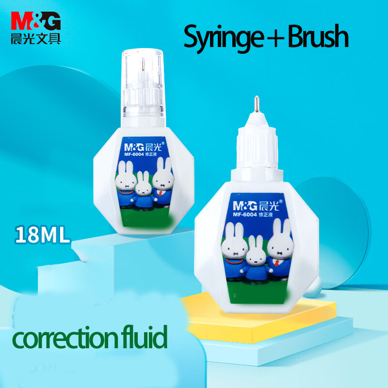 M&G 18ml Correction Fluid Port - Correction Fluid White recension och pris