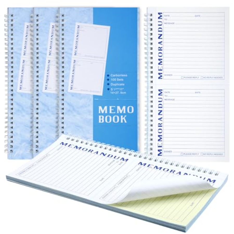 3 Pack Memorandum Book Carbon  - Carbon Copy Book recension och pris