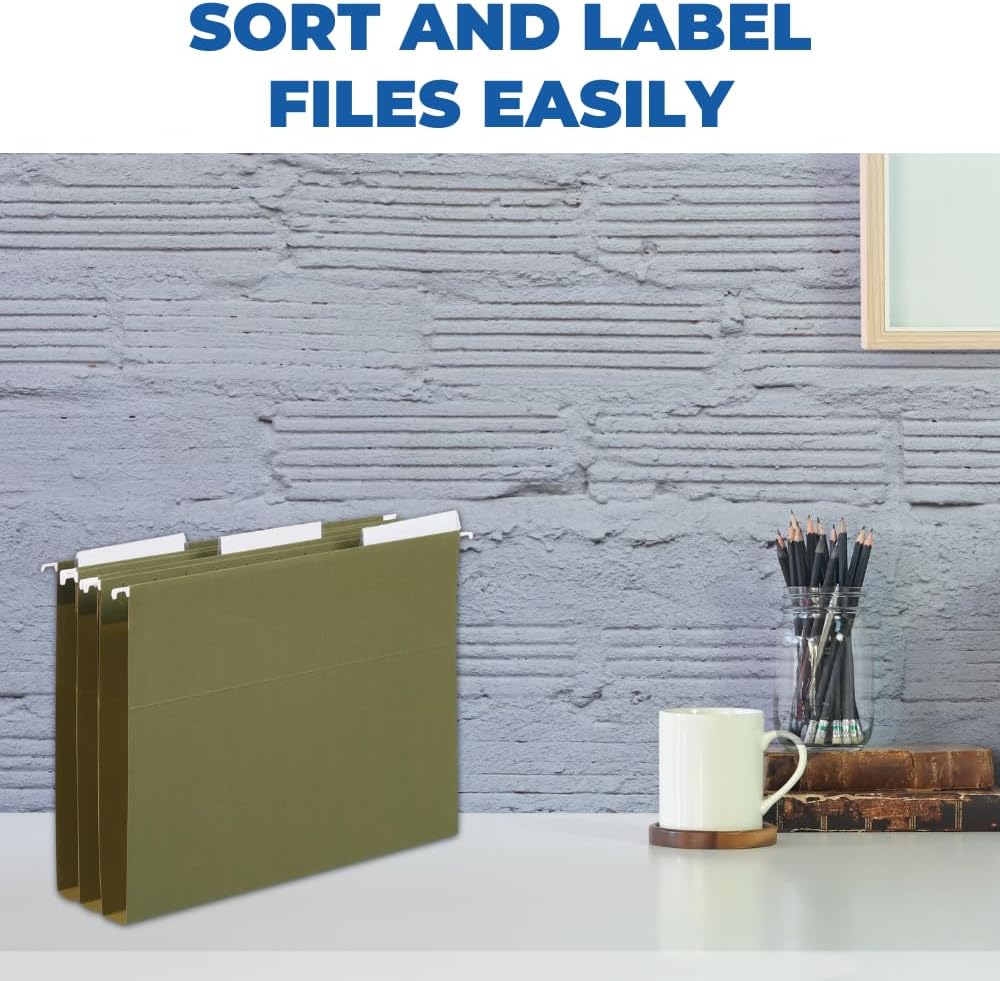 Clear Hanging Folder Tabs and  - File Folder Hanging recension och pris