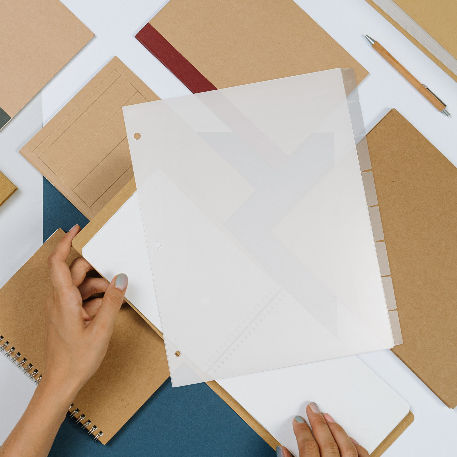 8 Sheets Clear Index Dividers  - Index Tab Divider recension och pris