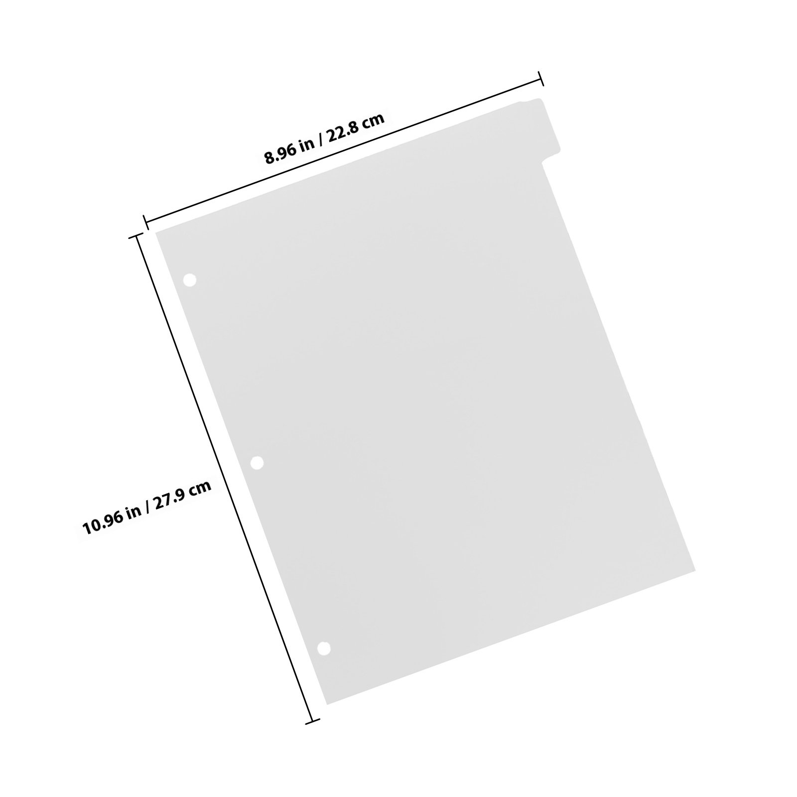 8 Sheets Clear Index Dividers  - Index Tab Divider recension och pris