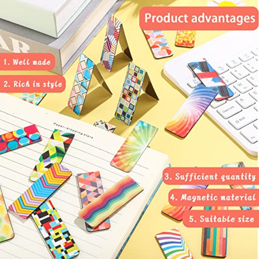 80 Pcs Optical Magnetic Bookma - Bookmark Magnetic Clip recension och pris