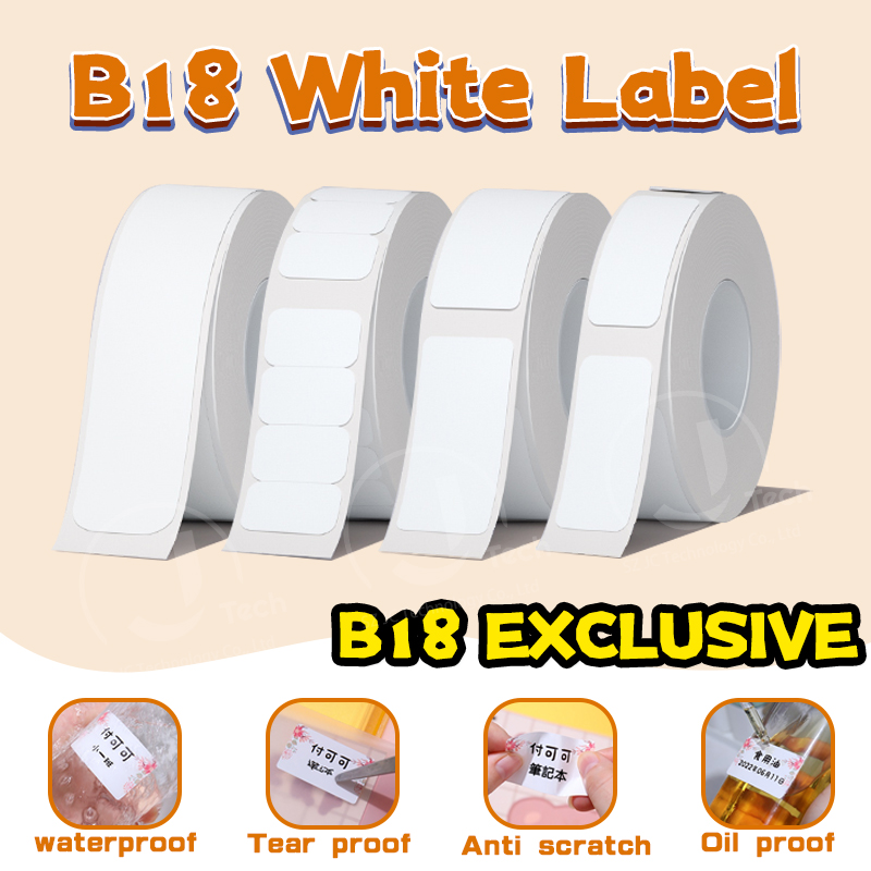 Niimbot B18/N1 Carbon Tape Pap - Label Printer Tape recension och pris