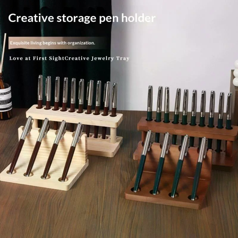 Walnut Wood Test Tube Rack Mul - Is Stationery Office Supply recension och pris