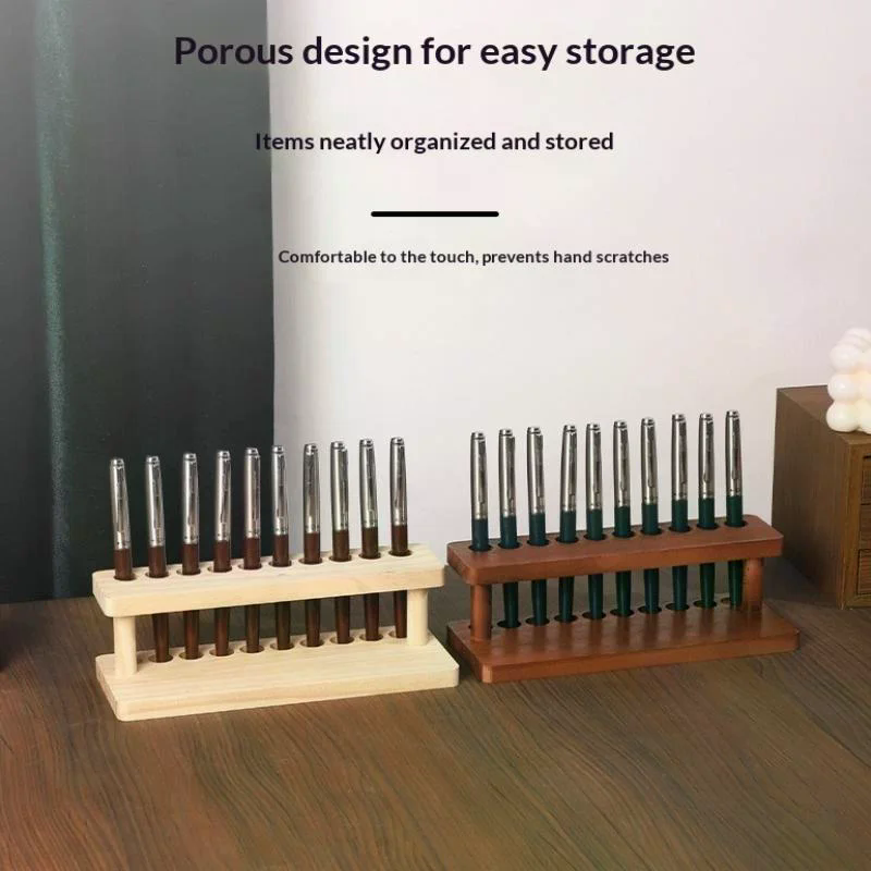 Walnut Wood Test Tube Rack Mul - Is Stationery Office Supply recension och pris