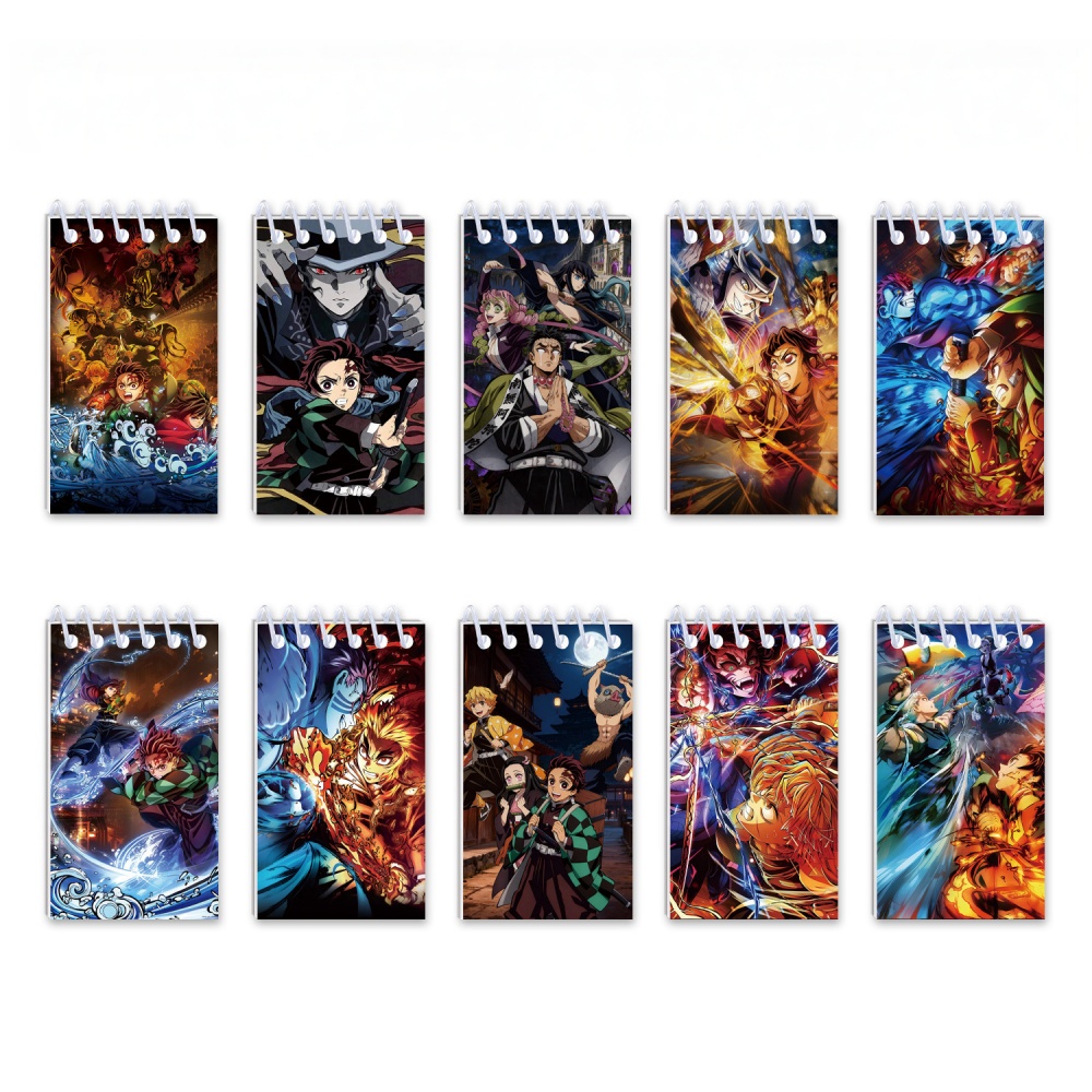 10PCS Demon Slayer Notepads. S - Is Stationery Office Supply recension och pris