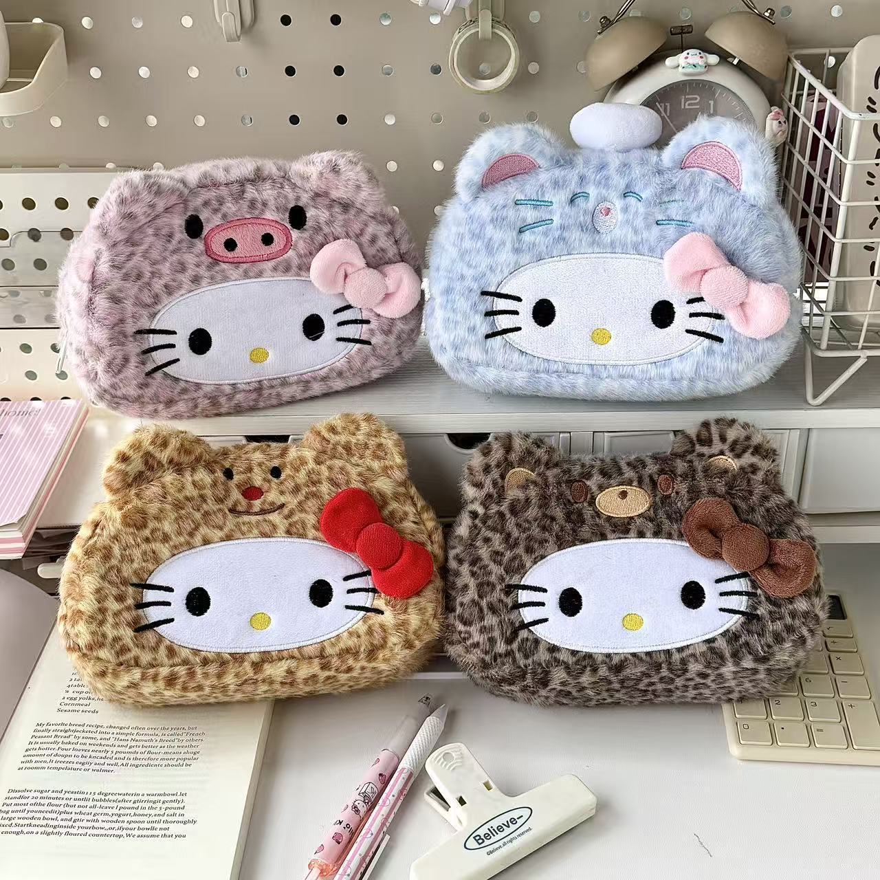 New Sanrio's Leopard Print Hel - Pencil Case Large recension och pris