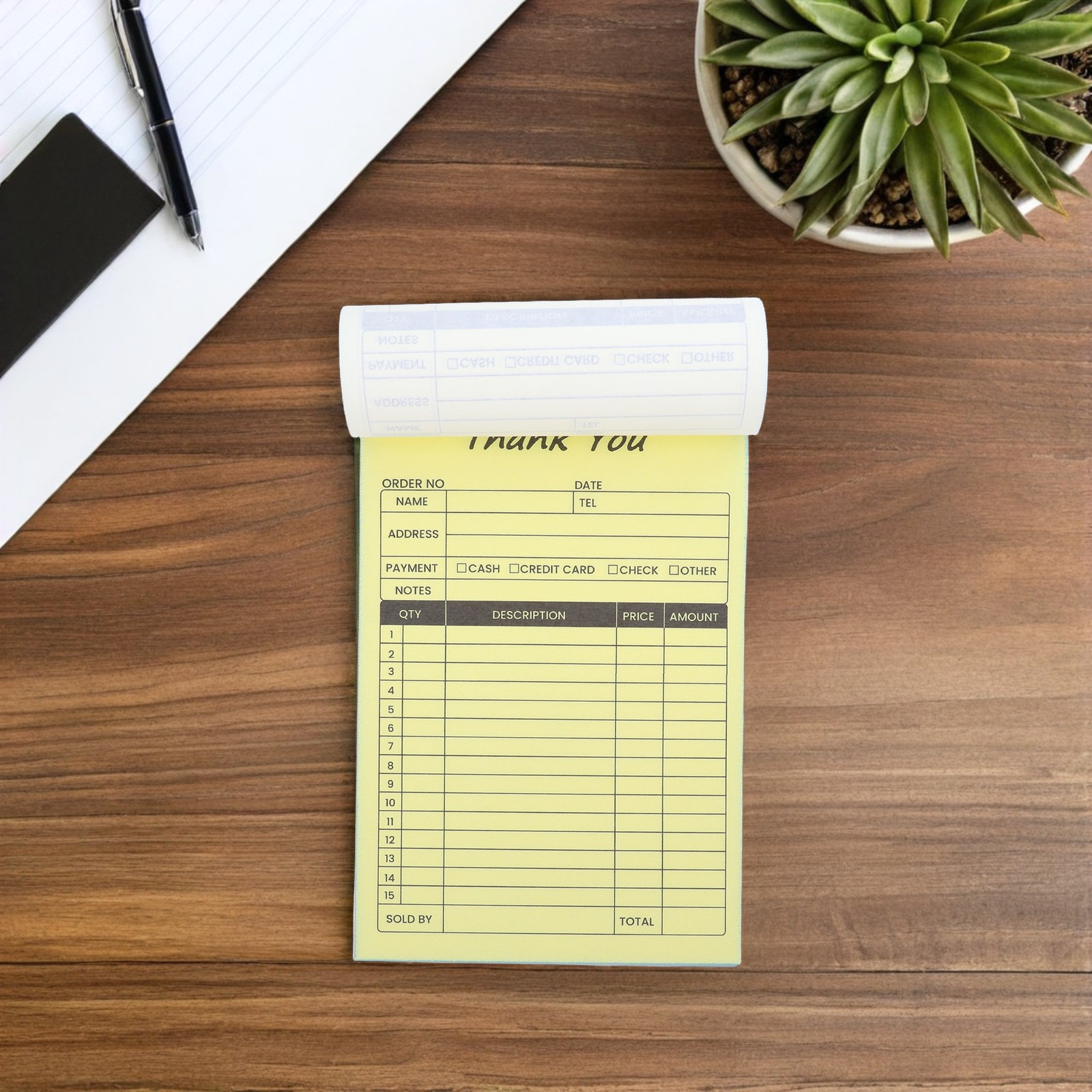 2Pcs 2 Part Receipt Book Carbo - Carbon Copy Book recension och pris