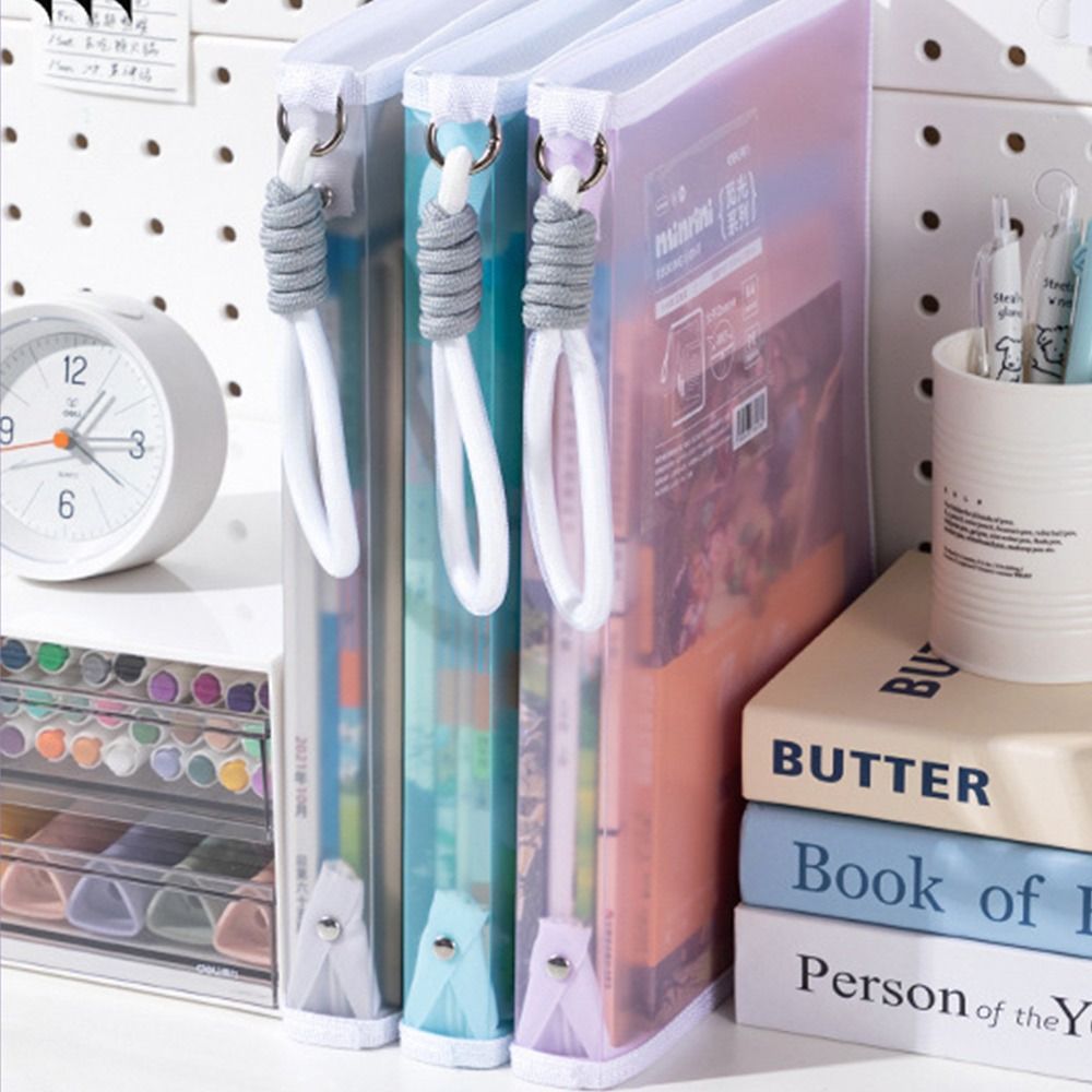 Portable Transparent A4 Zipper - Is Stationery Office Supply recension och pris