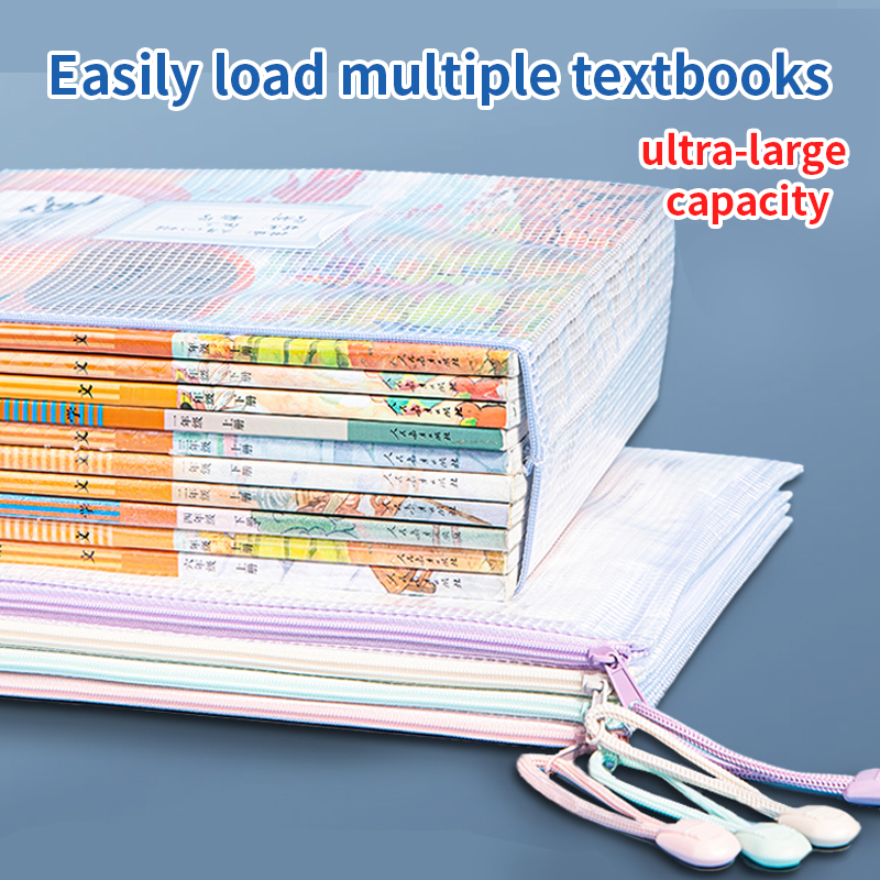 5-30pcs Zipper Mesh Bag A4/A5  - Is Stationery Office Supply recension och pris