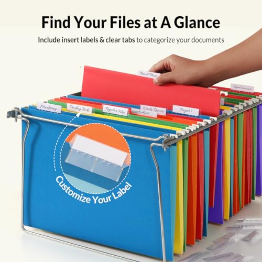 Hanging File Folders, 6 Pack L - File Folder Hanging recension och pris