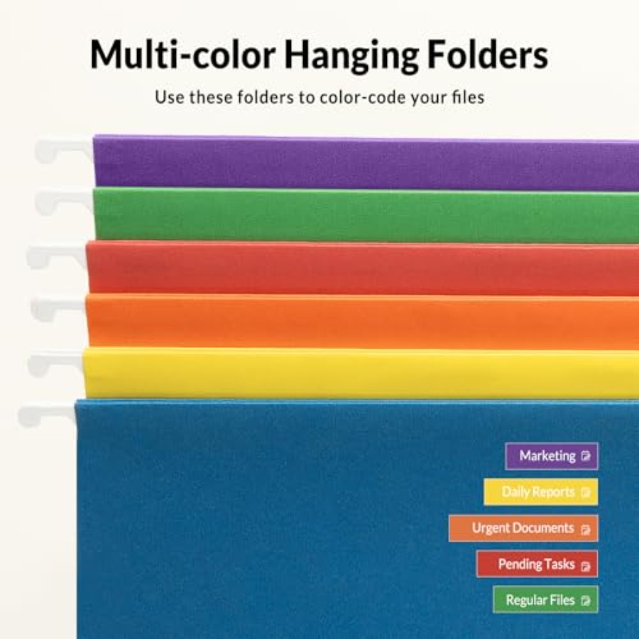 Hanging File Folders, 6 Pack L - File Folder Hanging recension och pris