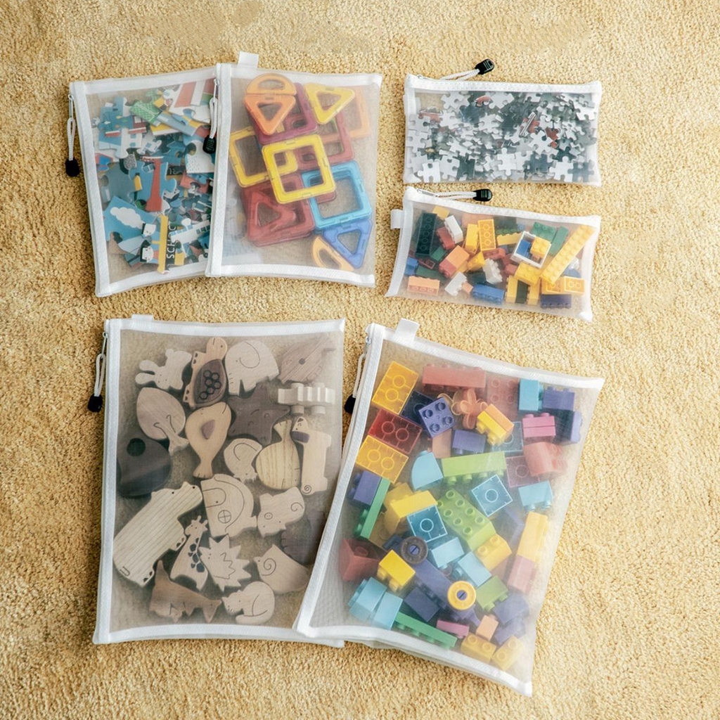 1-30 PCS Mesh Zipper File Bag  - Portfolio Folder Zip recension och pris