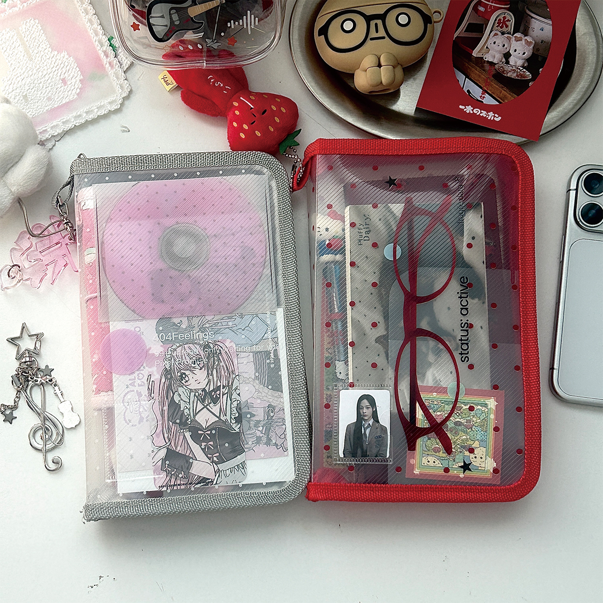 WAKAWAKA Cute PP Twill Zipper  - Portfolio Folder Zip recension och pris