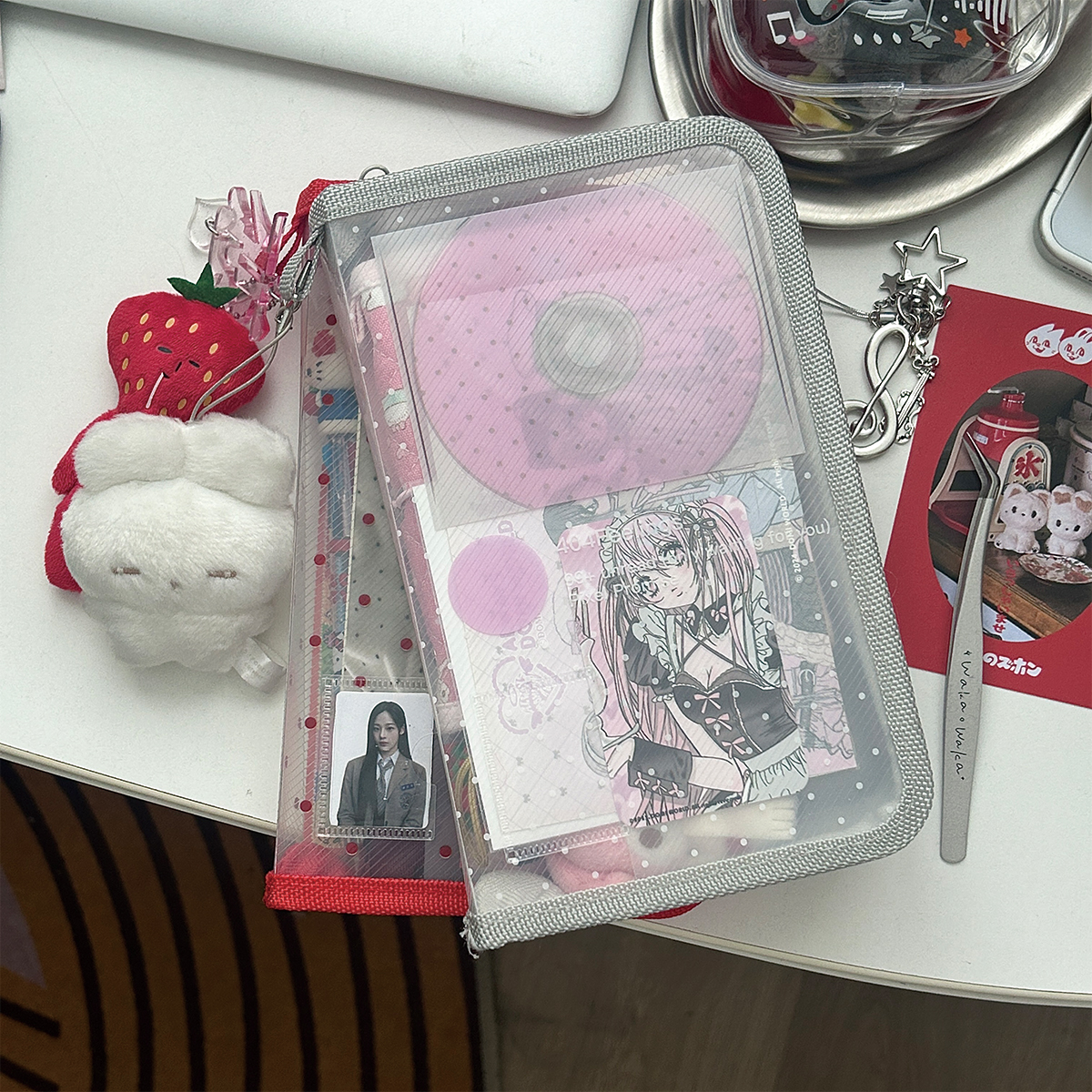 WAKAWAKA Cute PP Twill Zipper  - Portfolio Folder Zip recension och pris