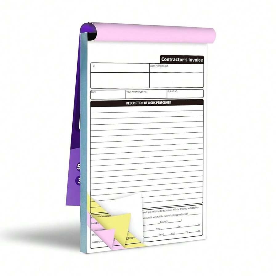 Carbonless Contractor Invoice  - Carbon Copy Book recension och pris