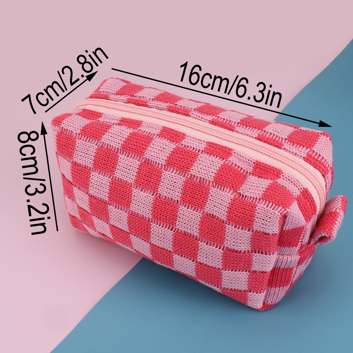 1PC Pink Checkered Single-Laye - Stationery Office Supply Store recension och pris