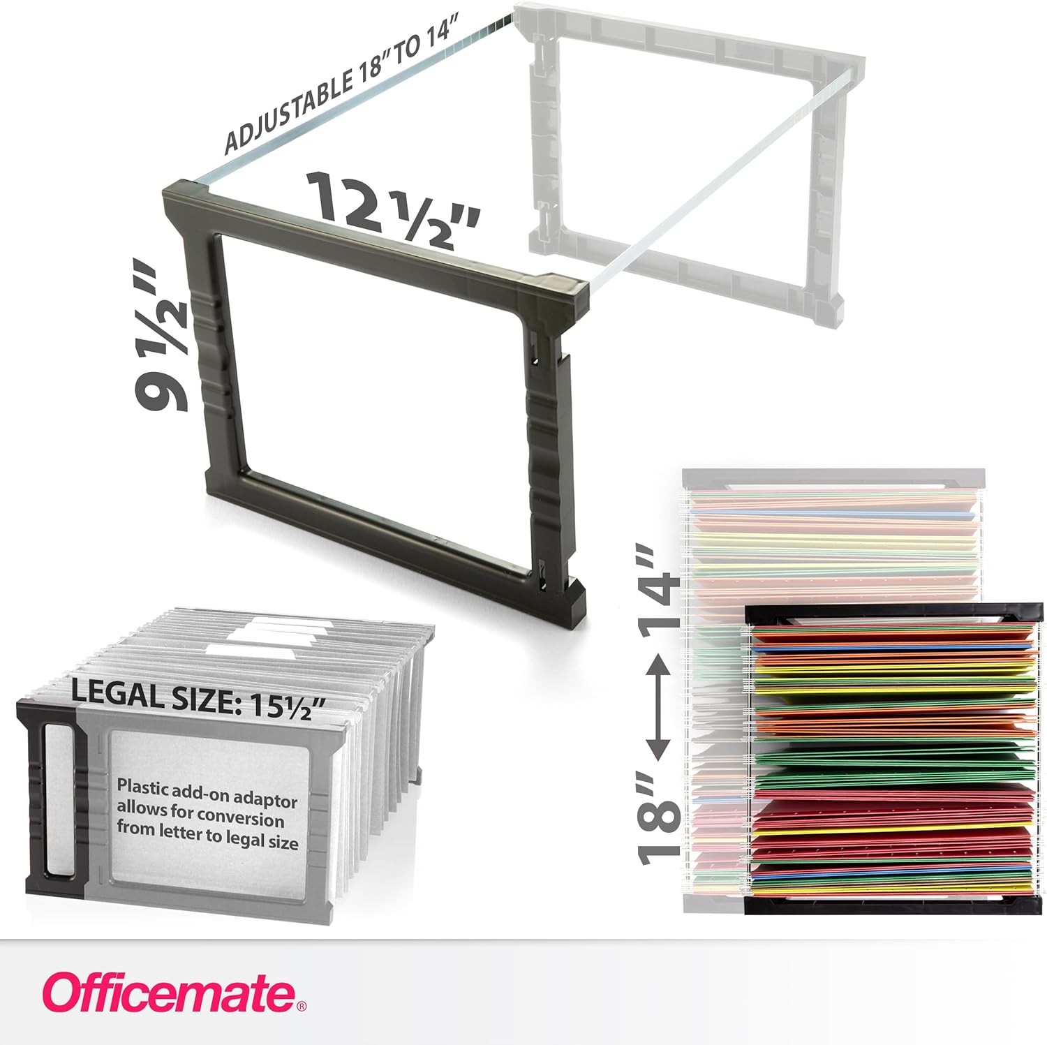 Adjustable Hanging File Folder - File Folder Hanging recension och pris