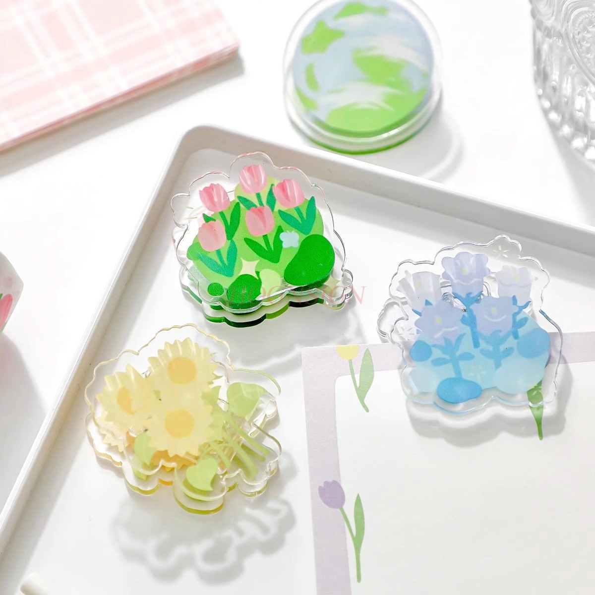 1pcs Afternoon Garden Acrylic  - Is Stationery Office Supply recension och pris