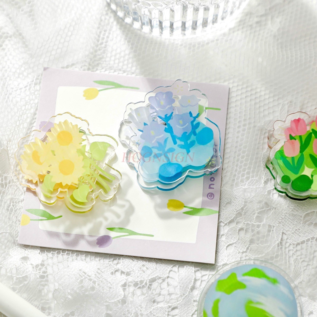 1pcs Afternoon Garden Acrylic  - Is Stationery Office Supply recension och pris