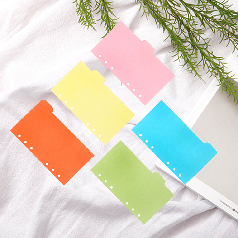 25Pcs A6 Color Dividers Refill - Index Tab Divider recension och pris
