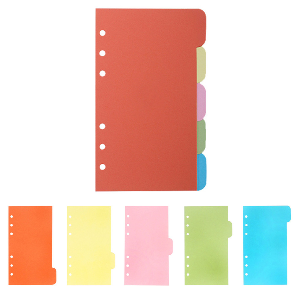 25Pcs A6 Color Dividers Refill - Index Tab Divider recension och pris