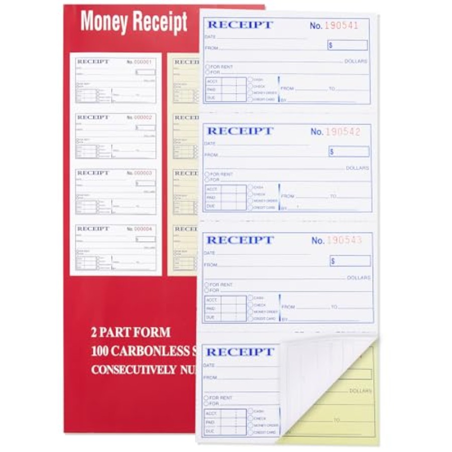 Receipt Book with Carbon Copie - Carbon Copy Book recension och pris