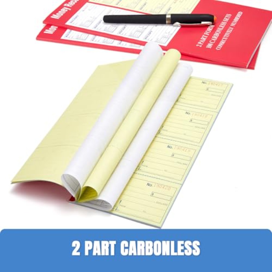 Receipt Book with Carbon Copie - Carbon Copy Book recension och pris