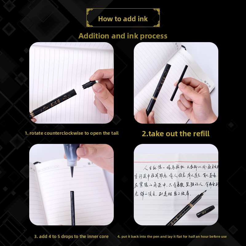 4PCS/SET Calligraphy Art Marke - Is Stationery Office Supply recension och pris