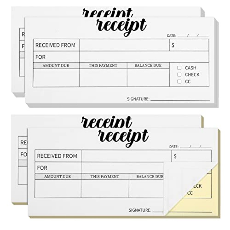 4 Pieces Receipt Books Carbonl - Carbon Copy Book recension och pris