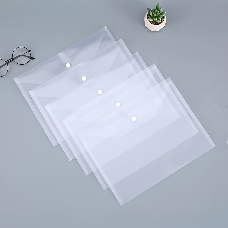 10pcs Transparent A4 Folders C - Is Stationery Office Supply recension och pris