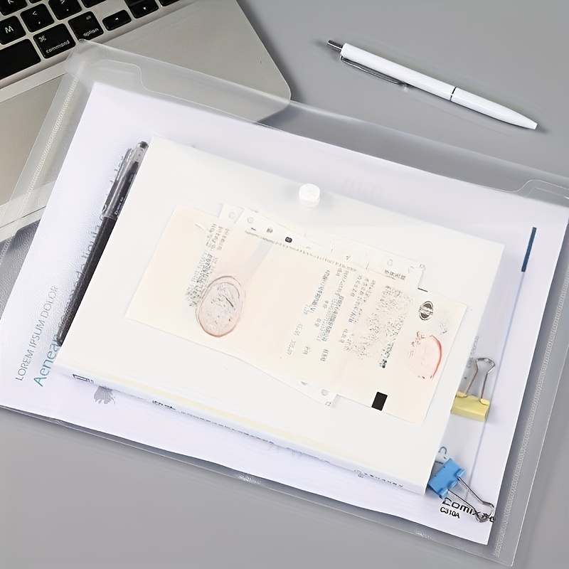 10pcs Transparent A4 Folders C - Is Stationery Office Supply recension och pris