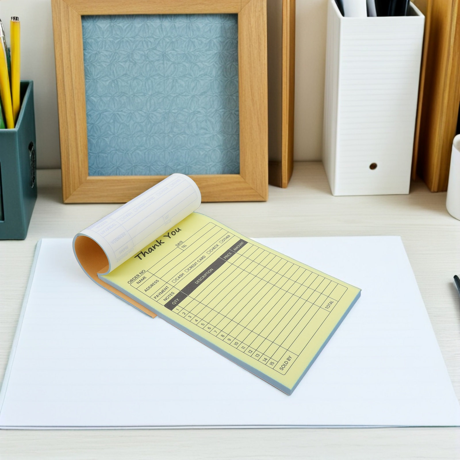 2Pcs Invoice Receipt Book Carb - Carbon Copy Book recension och pris