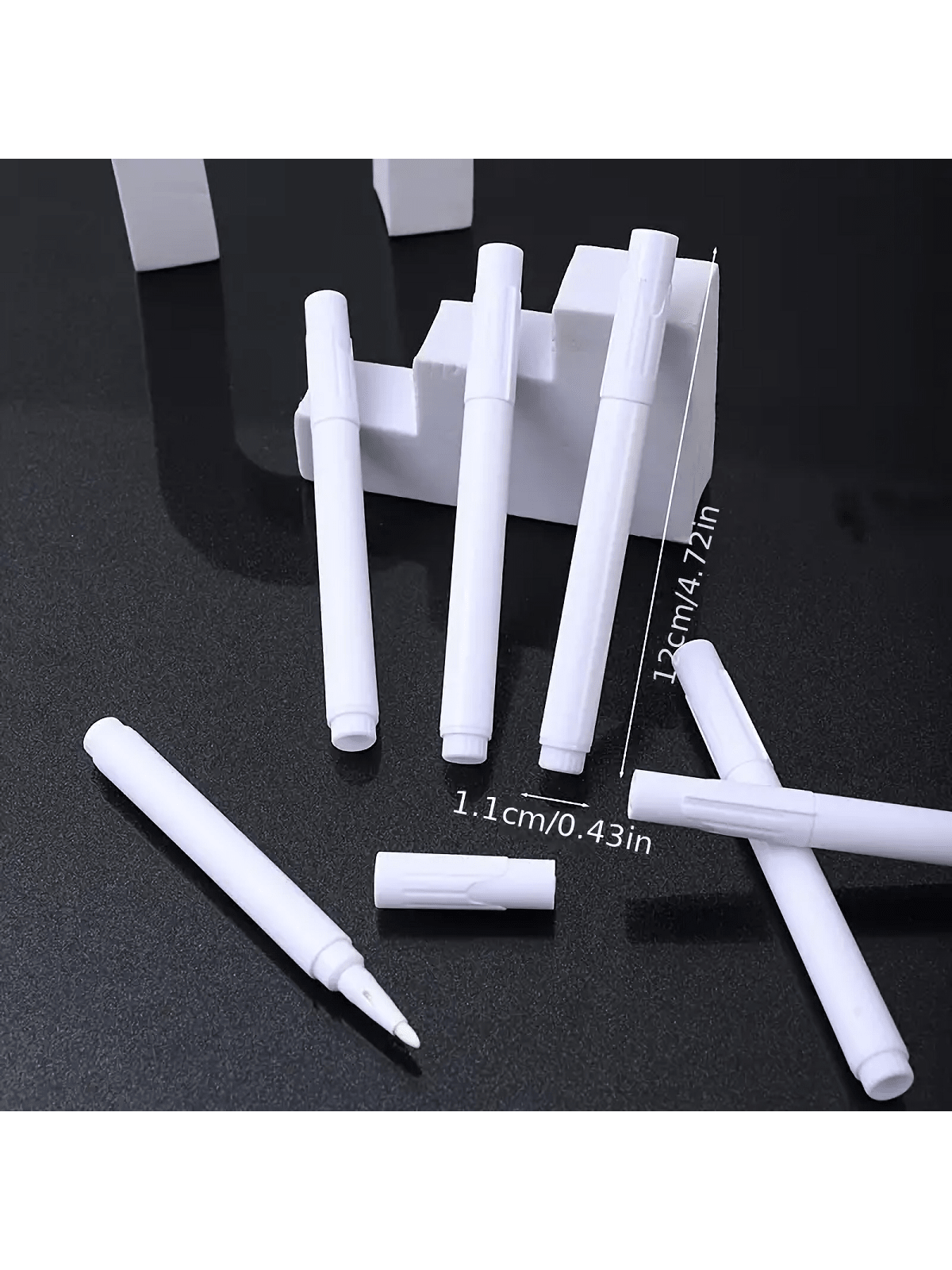 12pcs White Liquid Chalk Marke - Correction Fluid White recension och pris