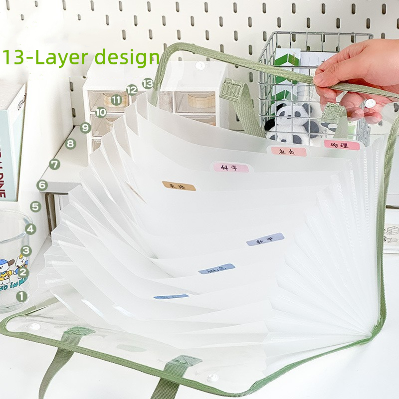 13-Layer A4 File Folder Storag - Is Stationery Office Supply recension och pris