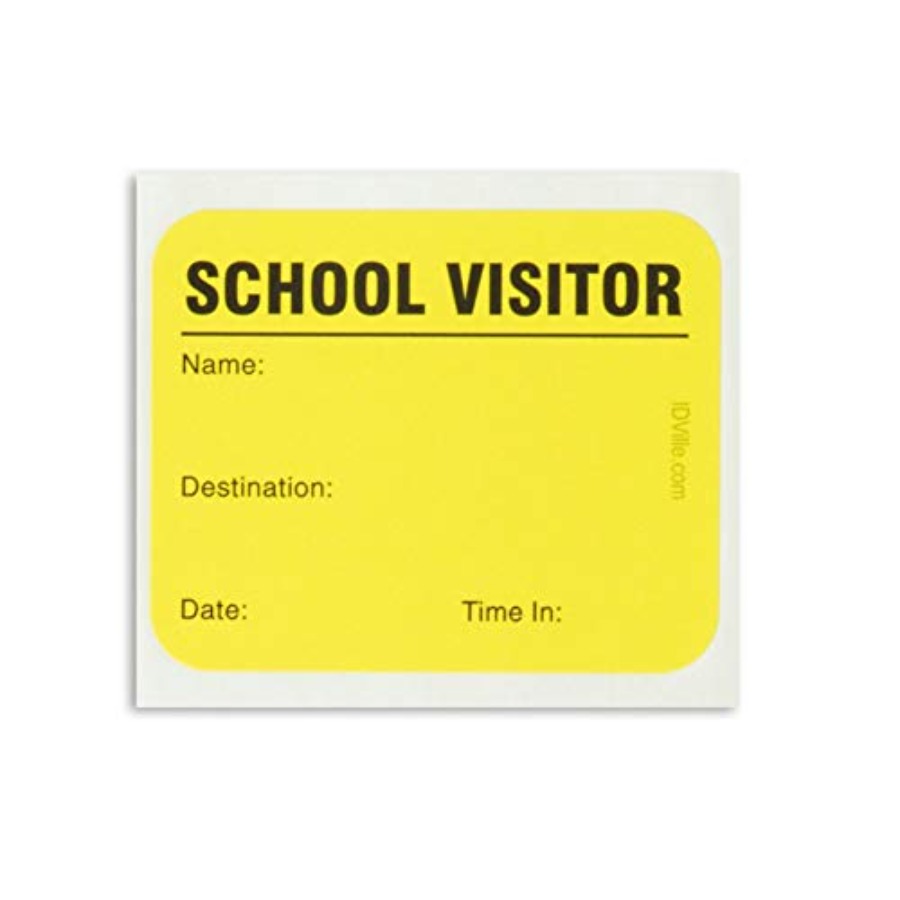 School Visitor Log Book Spiral - Carbon Copy Book recension och pris