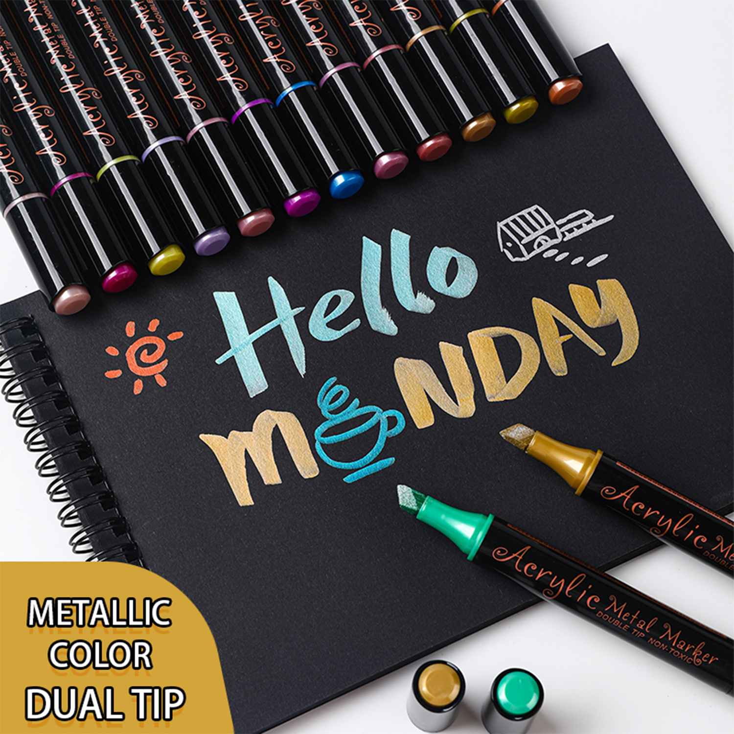Double-Ended Metallic Acrylic  - Ideal Stationery & Office Supply recension och pris