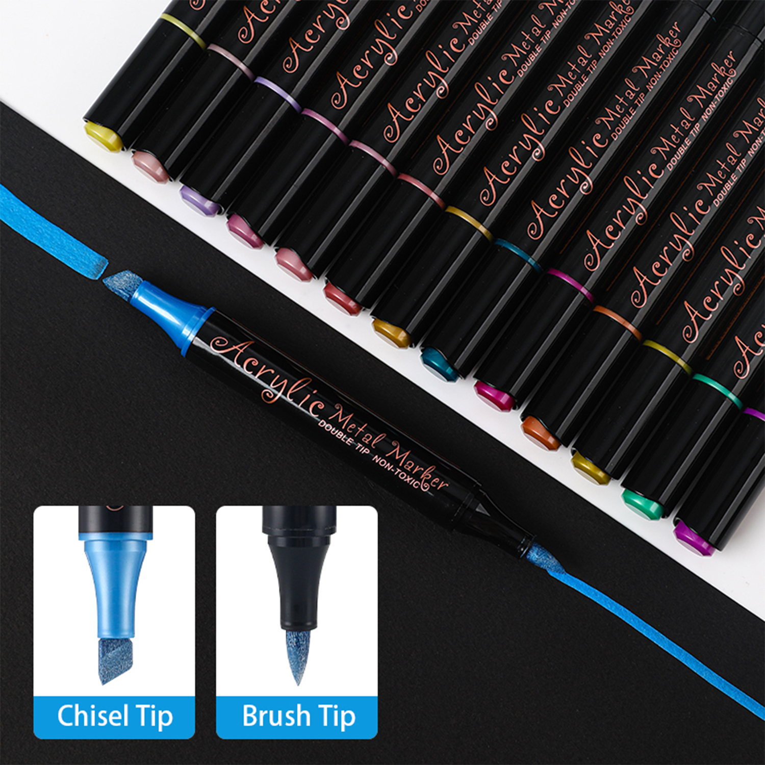 Double-Ended Metallic Acrylic  - Ideal Stationery & Office Supply recension och pris