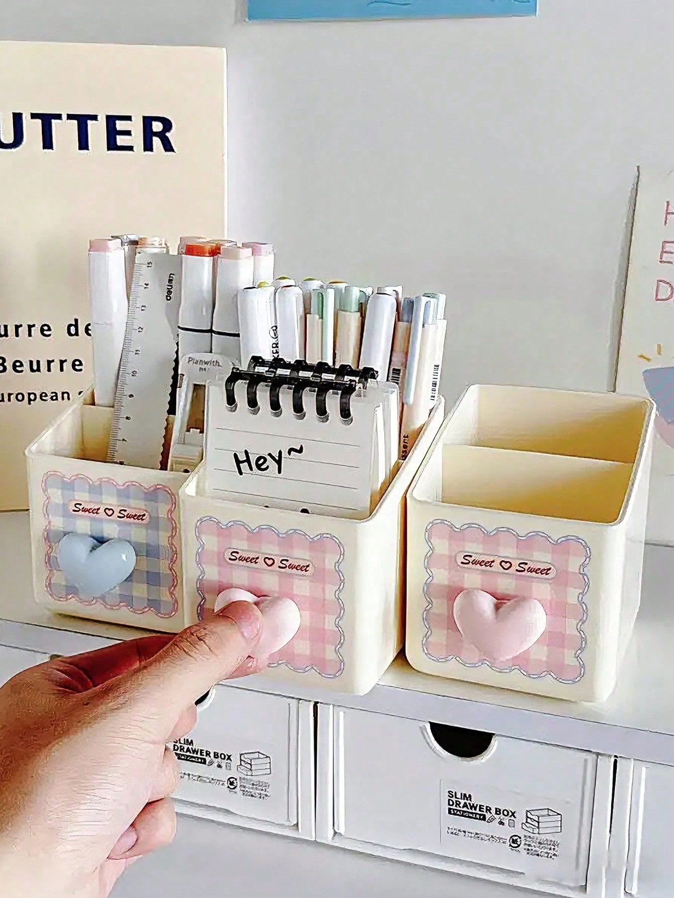 1pc Desktop Stationery Storage - Stationery Office Supply Store recension och pris